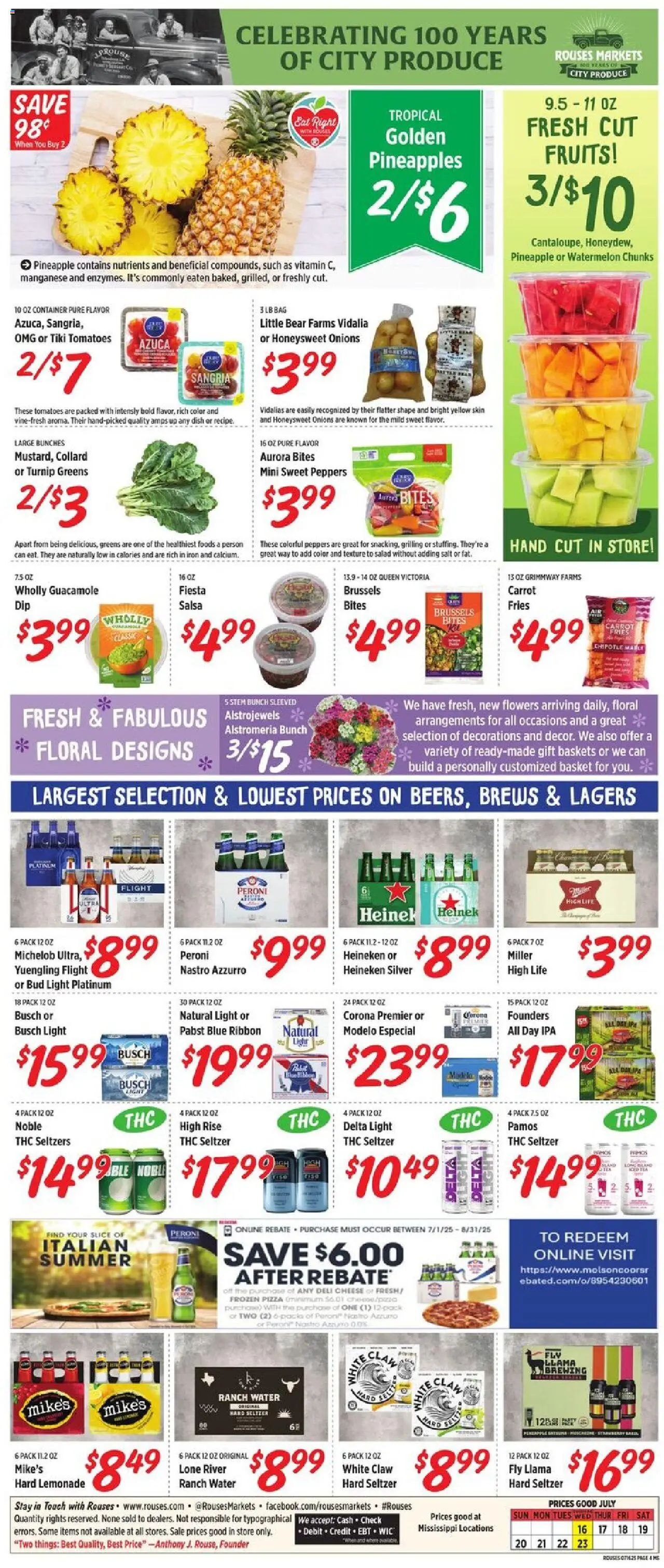 Rouses Weekly Ad - MS - page 6- valid from 07/16/2025