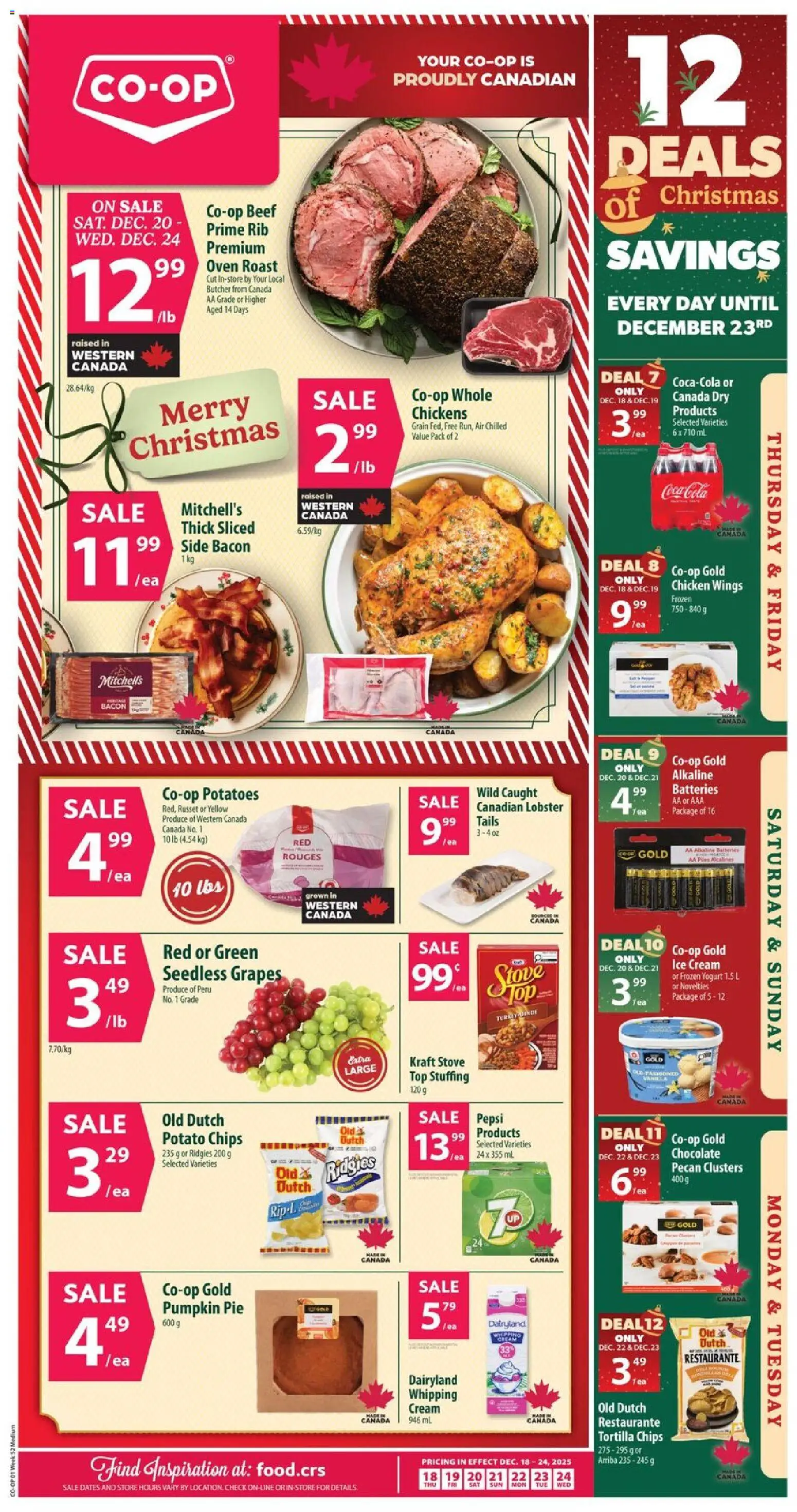 Co-op Food weekly flyer / circulaire - page 1- valid from Dec 18, 2025