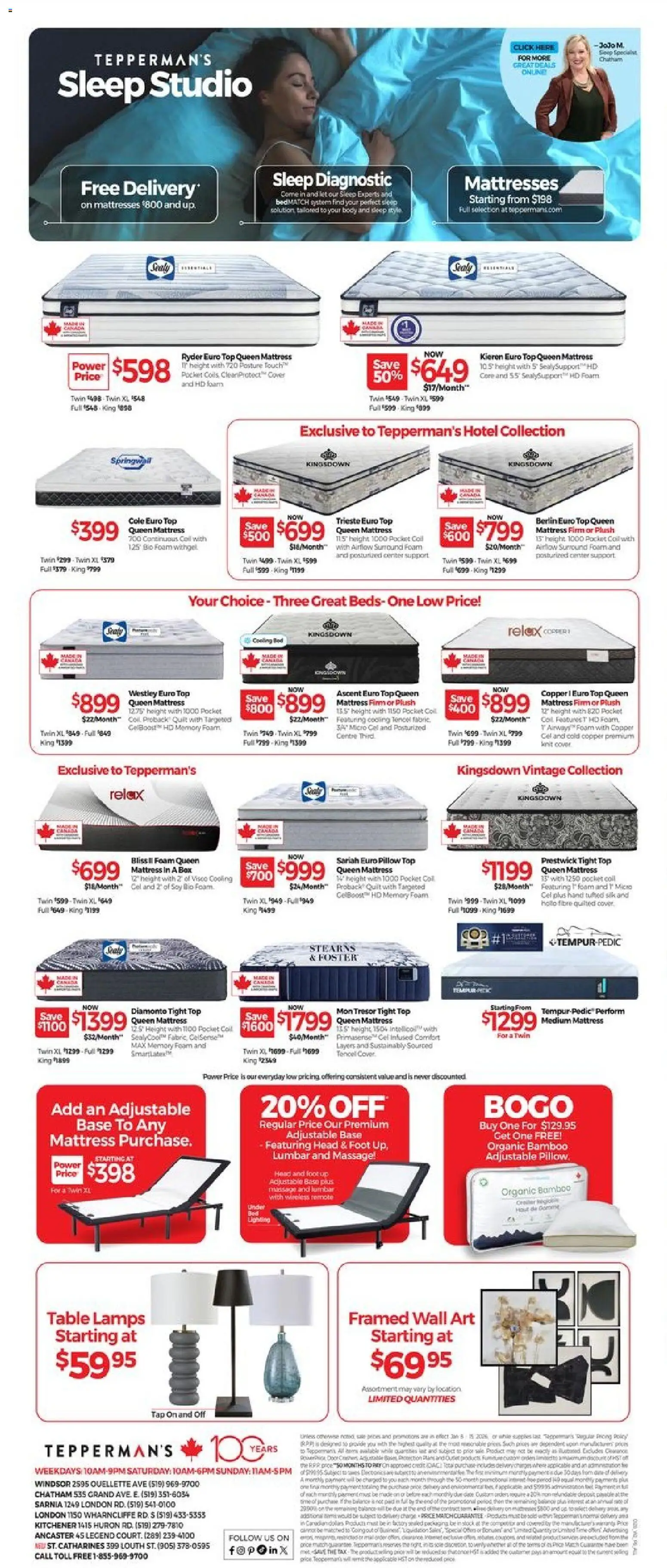 Tepperman's outlet - page 10- valid from Jan 8, 2026