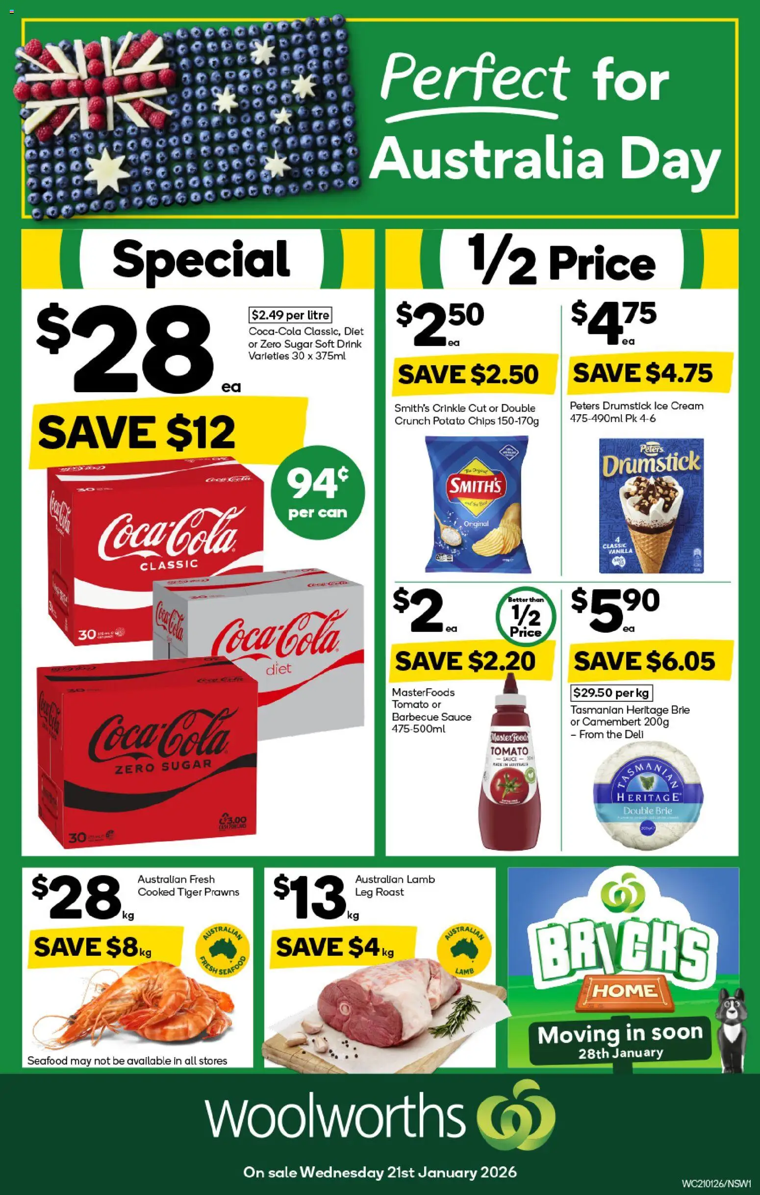 Weekly catalogue Woolworths 21/01 - page 1- valid from 21/01/2026