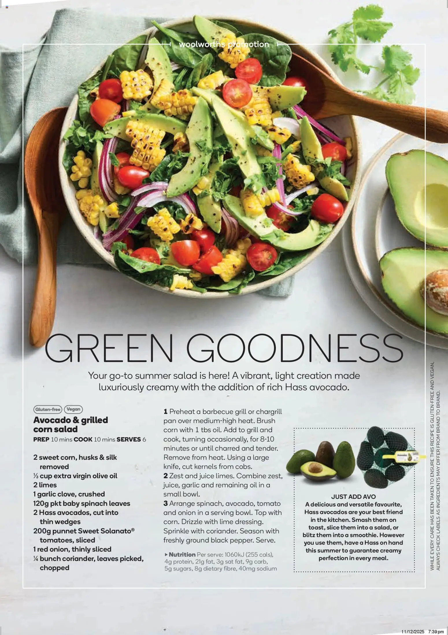 Woolworths Fresh Ideas Magazine - page 10- valid from 14/01/2026
