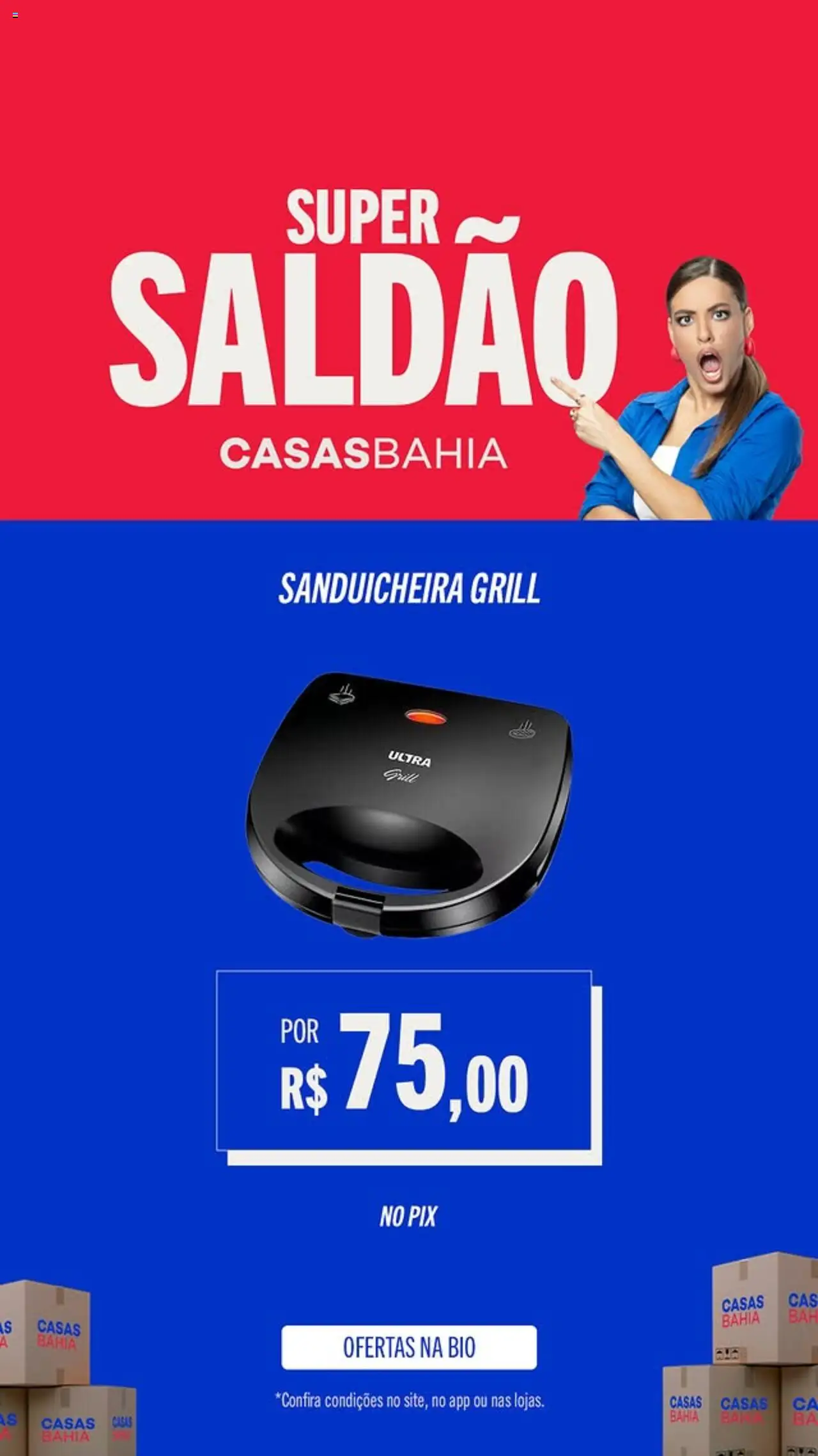 Casas Bahia promoções - página 2- válido a partir de 17/07/2025
