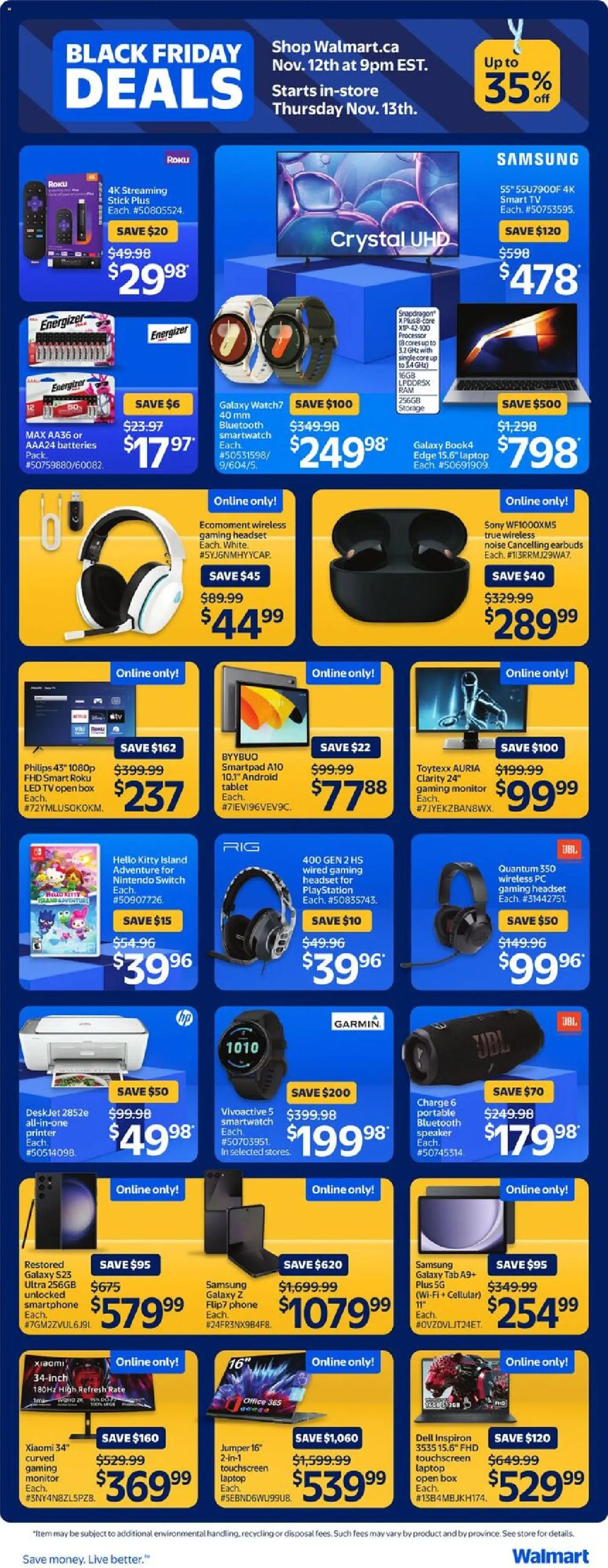 Walmart Black Friday Flyer - page 5- valid from Nov 13, 2025