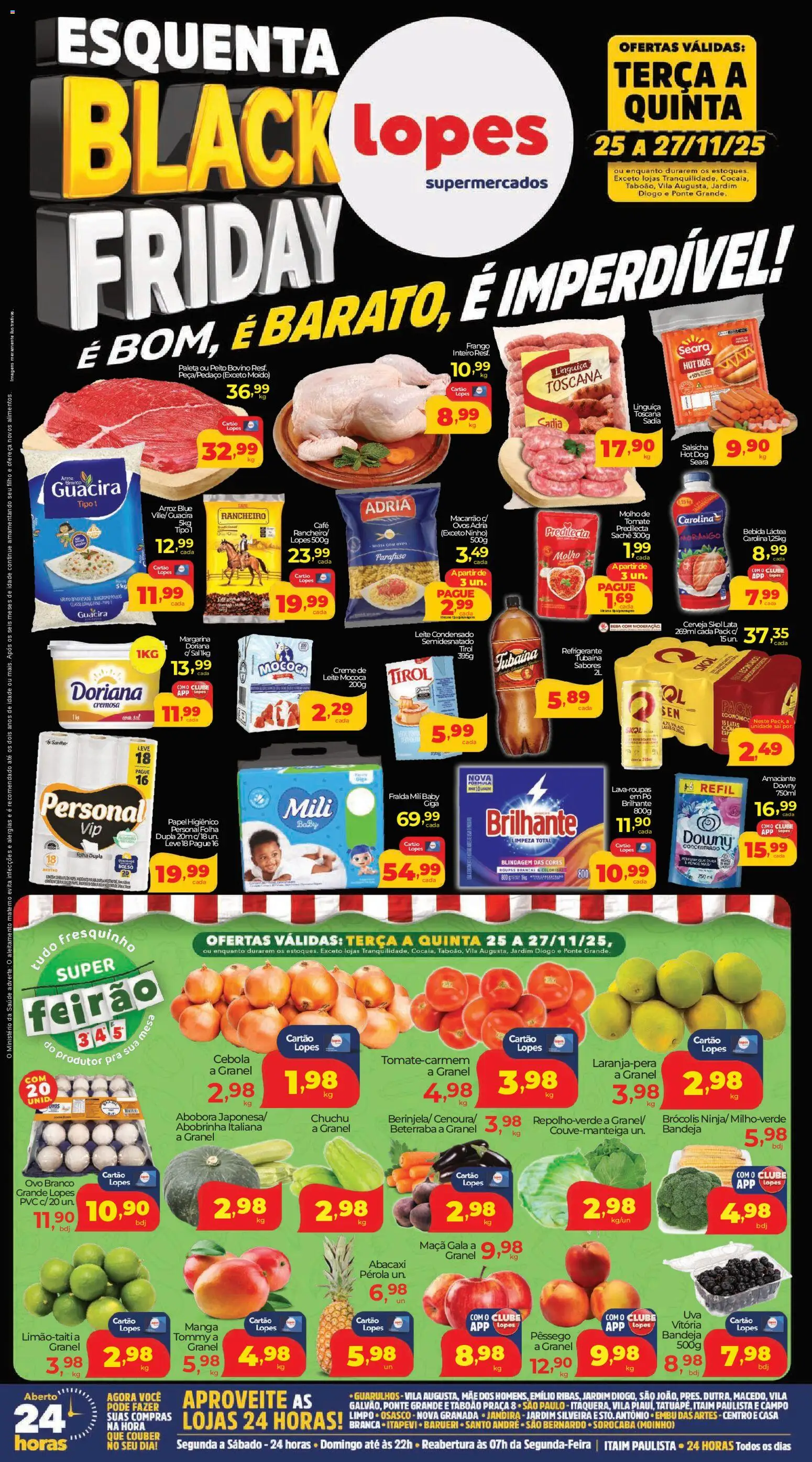 Lopes Supermercados Black Friday - página 1- válido a partir de 25/11/2025
