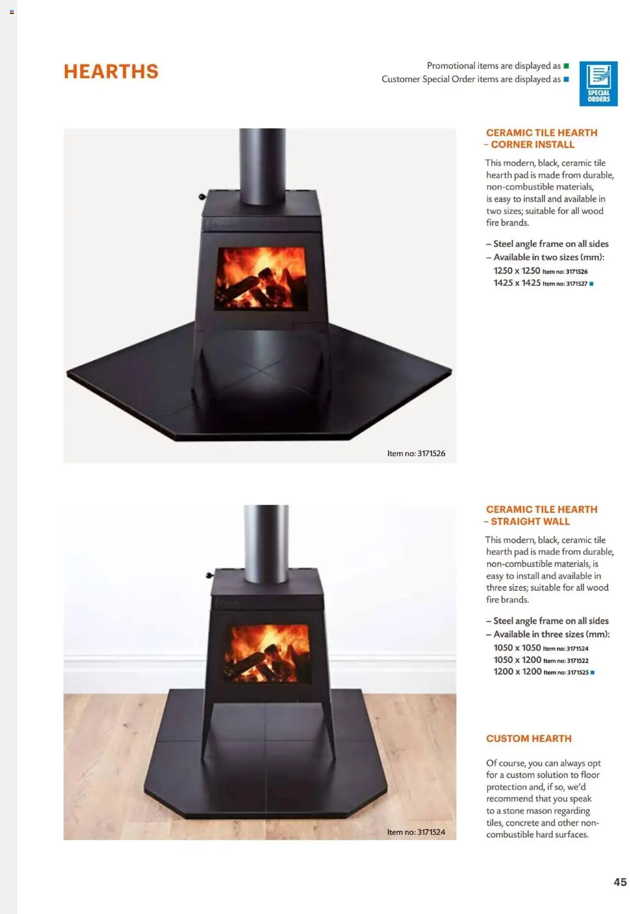 Bunnings Warehouse Scandia Range & Accessories Brochure 2025 - page 45- valid from 31/03/2025