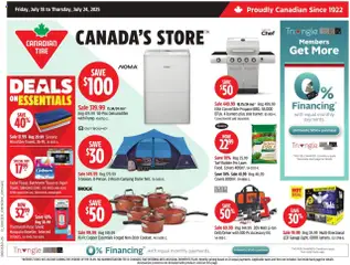 Preview Canadian Tire weekly flyer / circulaire valid from Jul 18, 2025