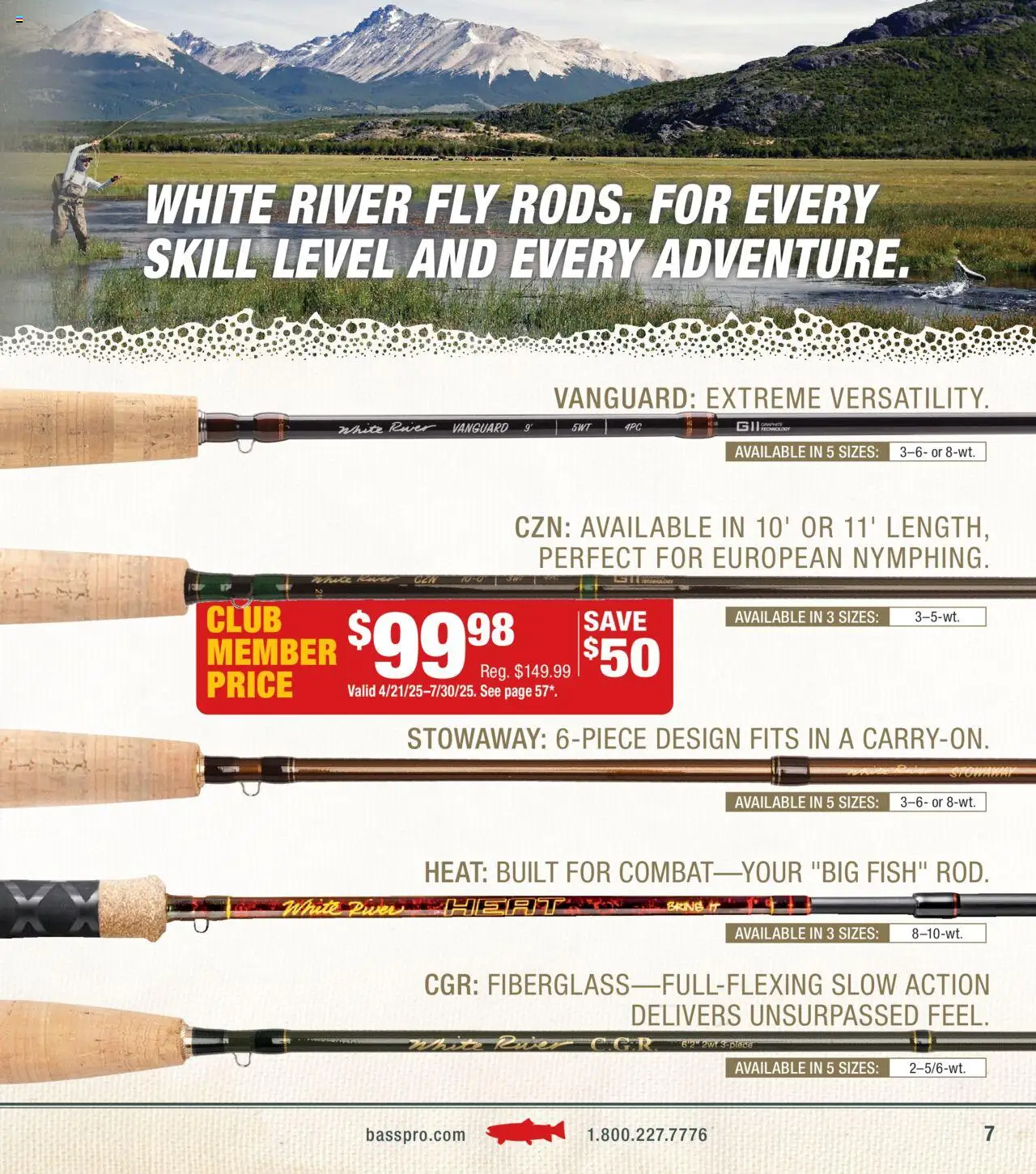 Cabela's Fly Fishing 25 - page 7- valid from 04/21/2025