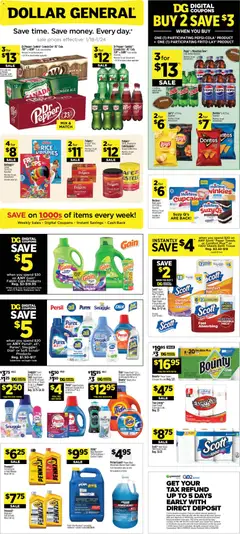 Preview Dollar General Weekly Ad - TX valid from 01/18/2026