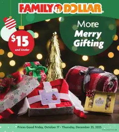 Preview Family Dollar Holiday Book valid from 10/17/2025