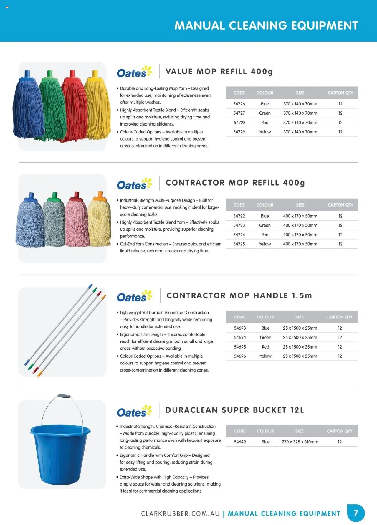 Clark Rubber Catalogue  - page 7- valid from 05/05/2025