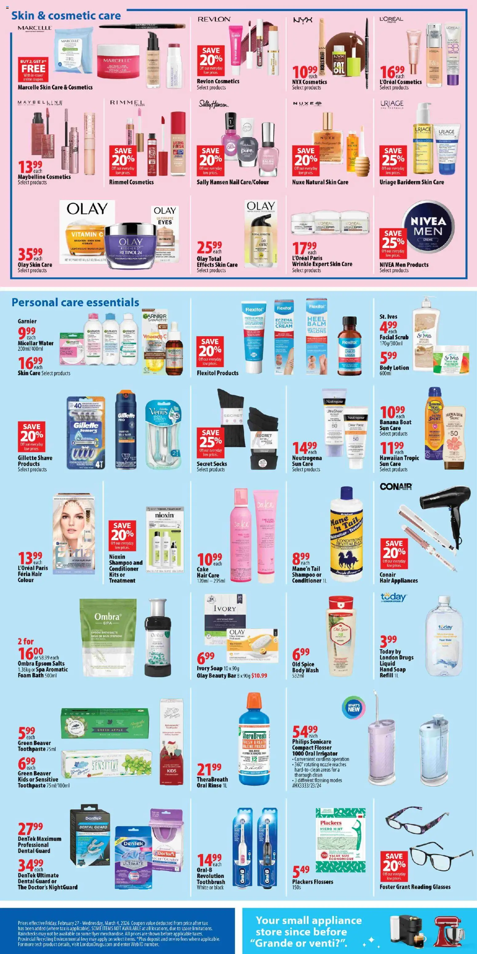 London Drugs weekly flyer / circulaire - page 2- valid from Feb 27, 2026