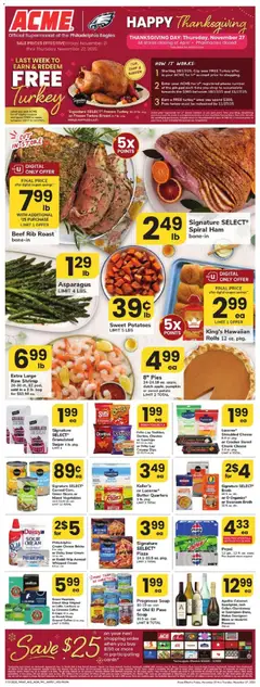 Preview Acme Weekly Ad valid from 11/21/2025