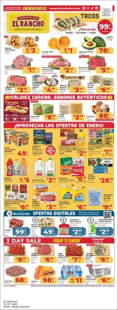 Preview El Rancho Weekly Ad valid from 01/07/2026