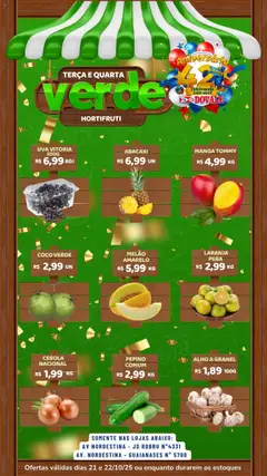 Pré-visualização Dovale - Ofertas Hortifruti válida a partir de 21/10/2025