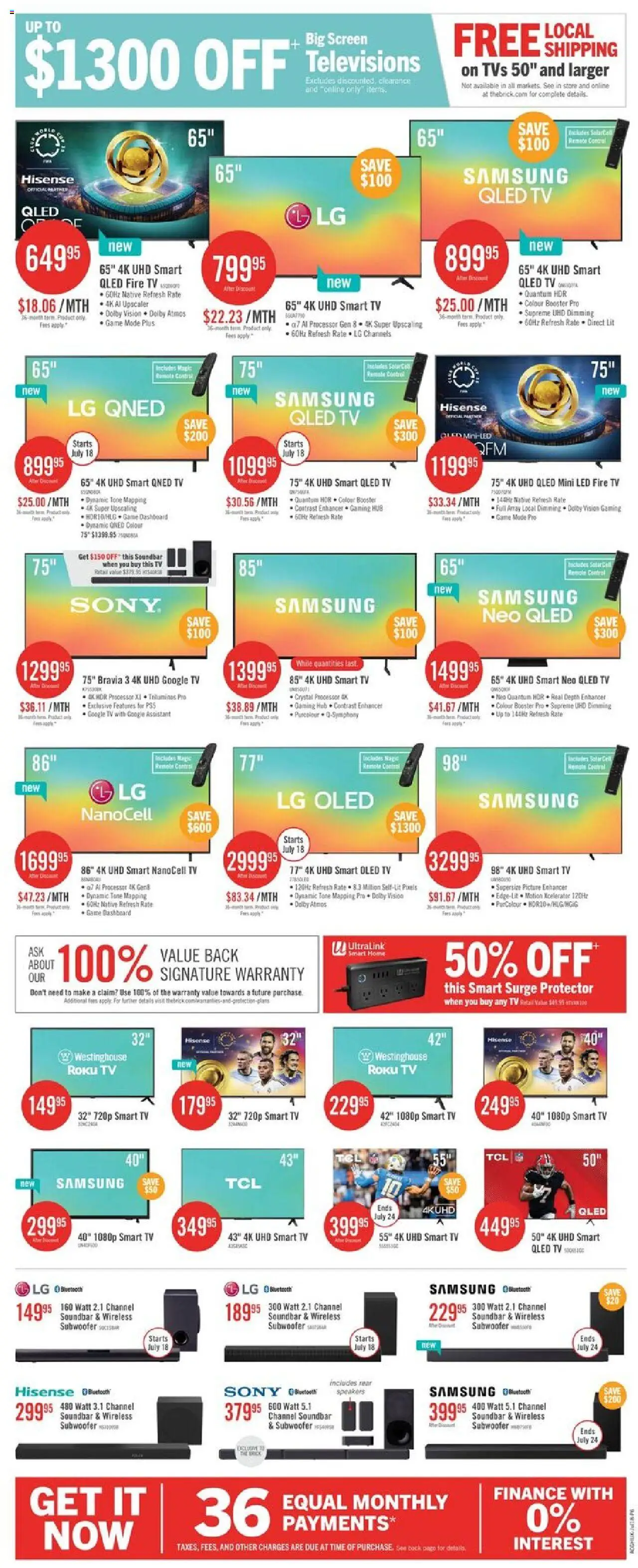 The Brick weekly flyer / circulaire - page 19- valid from Jul 17, 2025