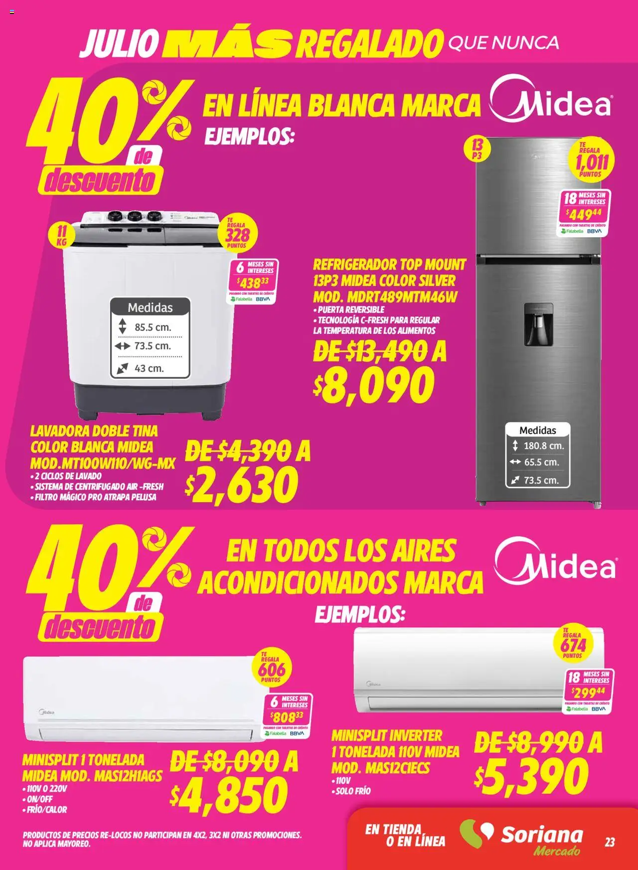 Soriana - Julio Regalado Mercado Nacional - página 23- válido desde 17/07/2025