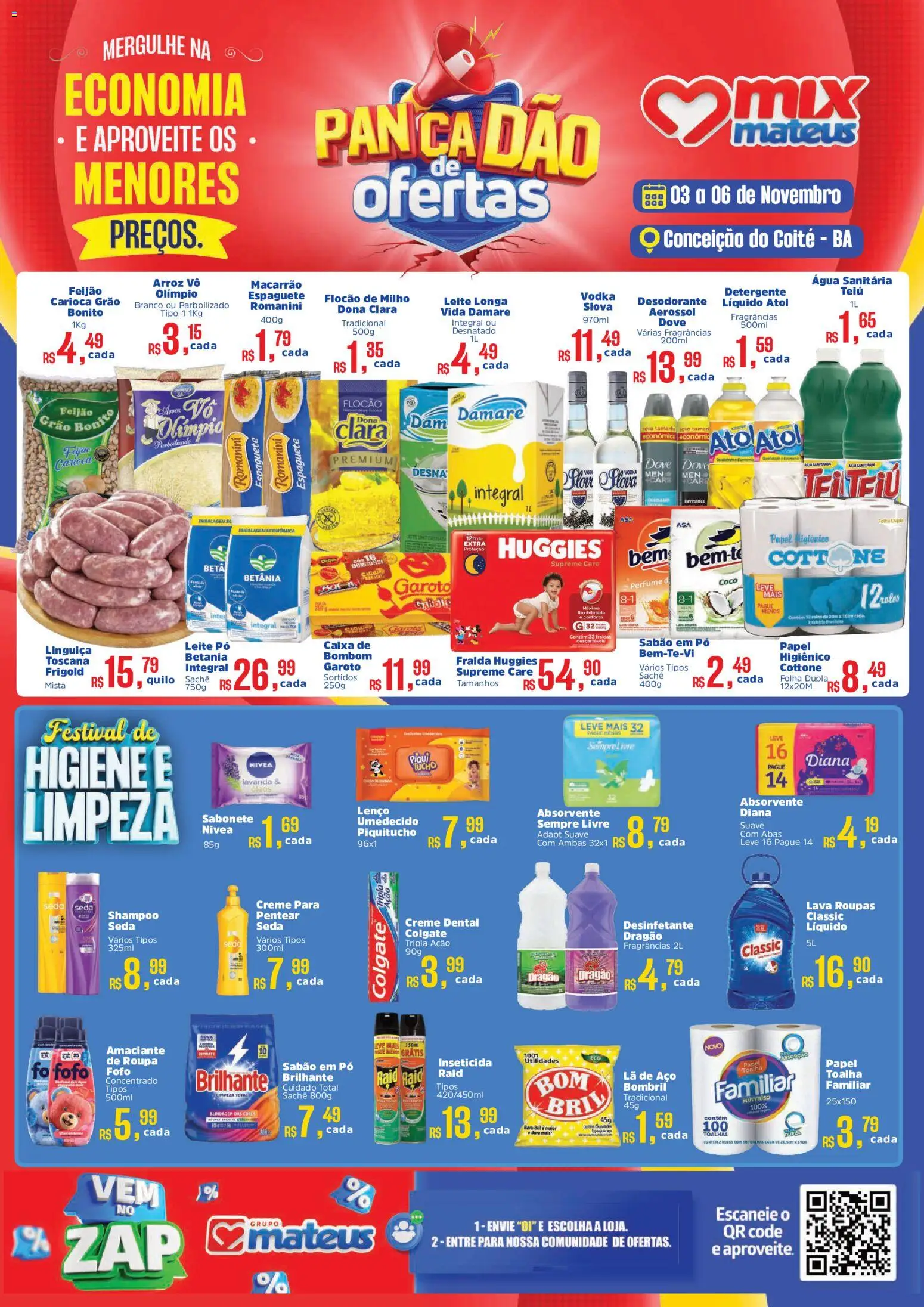 Mateus - Ofertas Pancadão  - página 1- válido a partir de 03/11/2025
