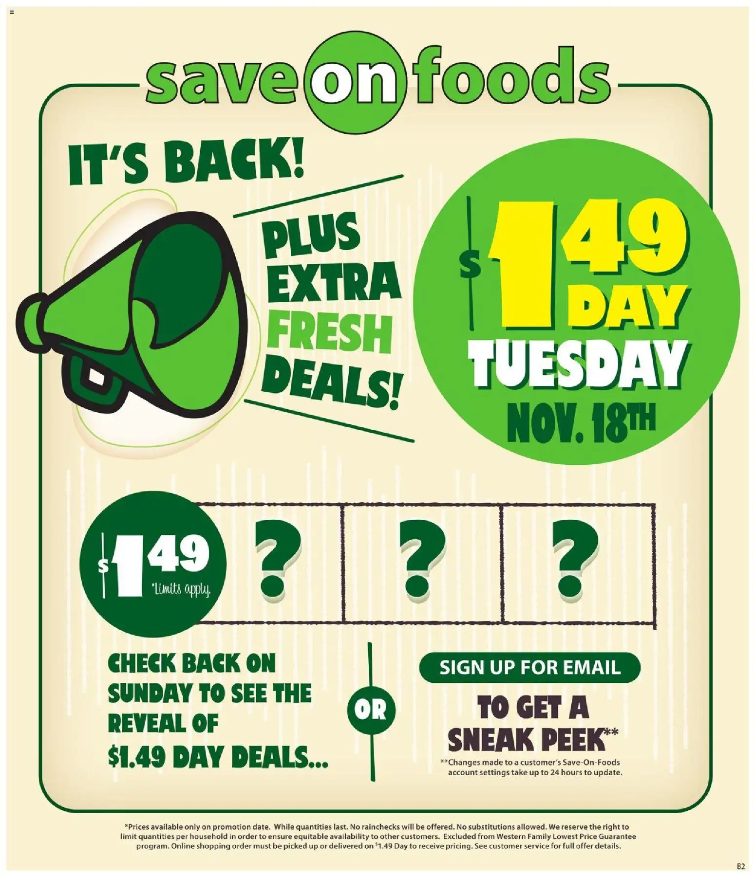 Save on foods weekly flyer / circulaire - page 1- valid from Nov 13, 2025