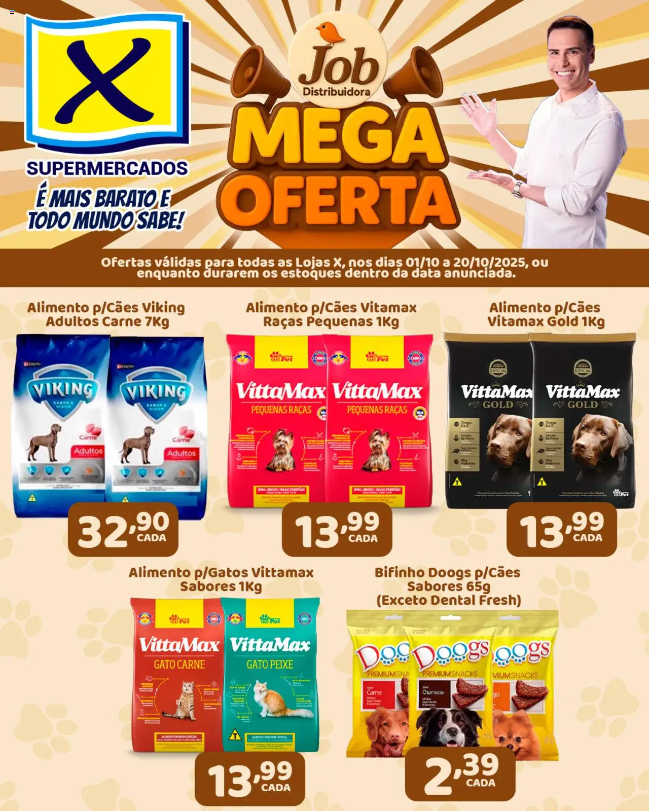 X Supermercados - Ofertas Especial Pet - página 1- válido a partir de 01/10/2025

