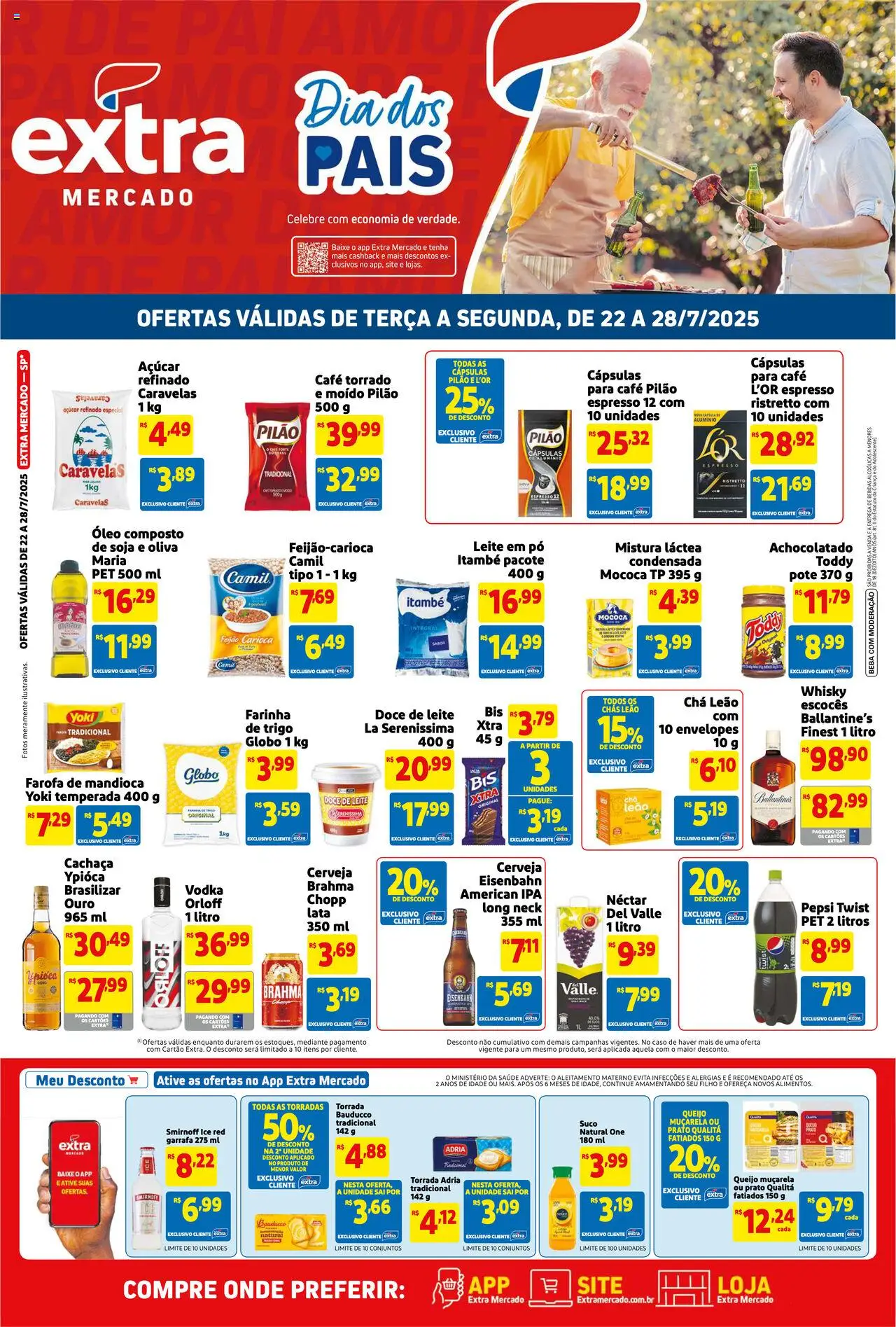 Extra - Ofertas de Mercado - página 1- válido a partir de 22/07/2025
