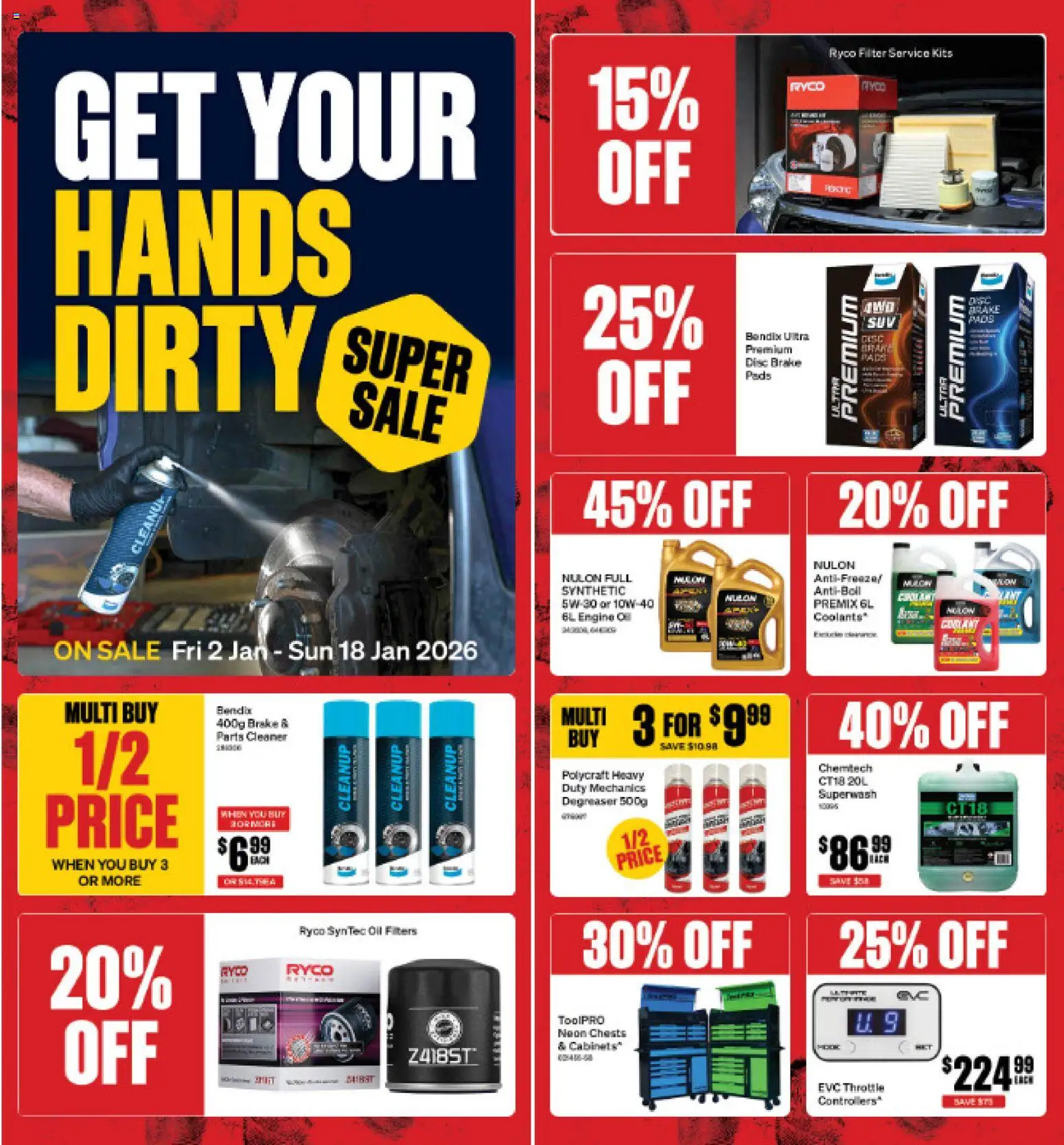 Supercheap Auto  Catalogue  - page 1- valid from 02/01/2026