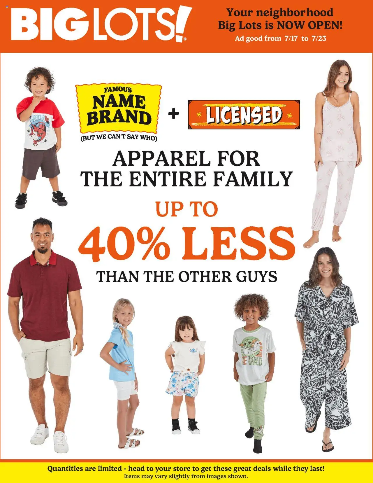 Big Lots Weekly Ad - page 3- valid from 07/17/2025