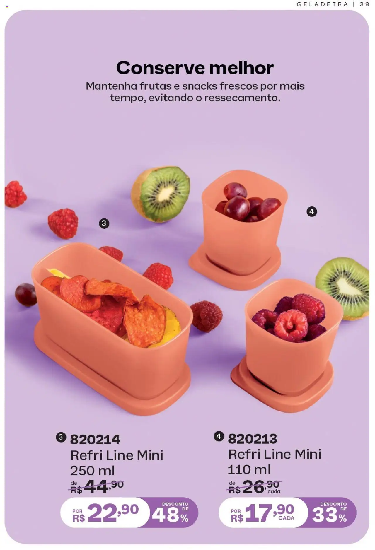 Tupperware - Catálogo Vitrine 08 - página 39- válido a partir de 01/08/2025
