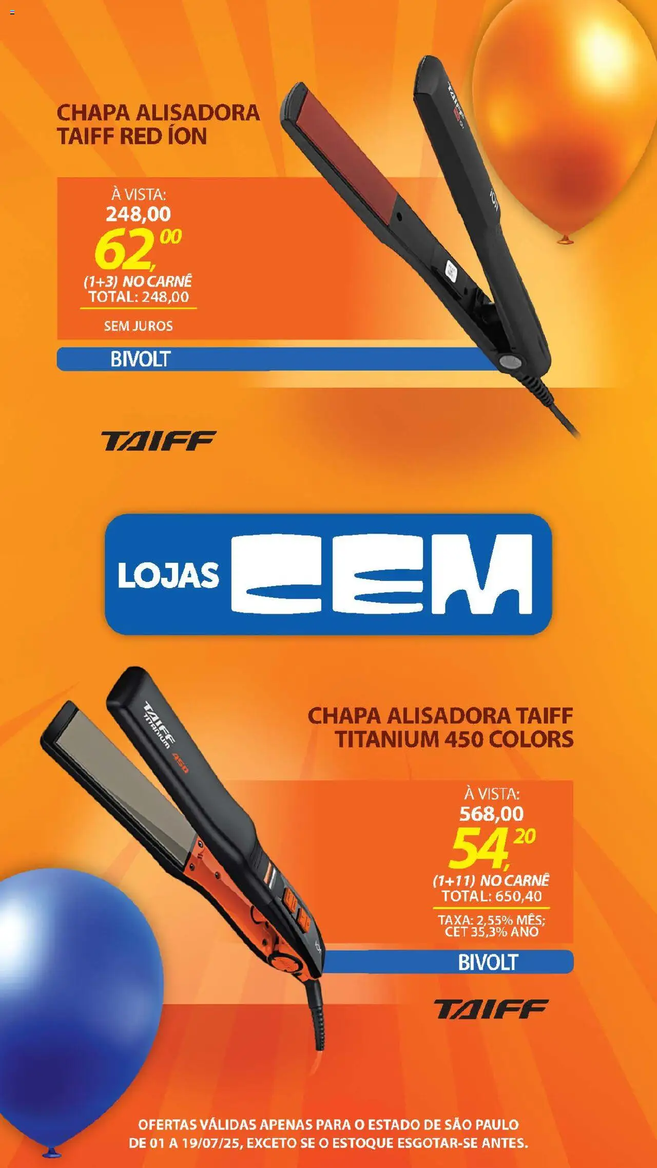 Lojas Cem - Ofertas da semana  - página 126- válido a partir de 01/07/2025
