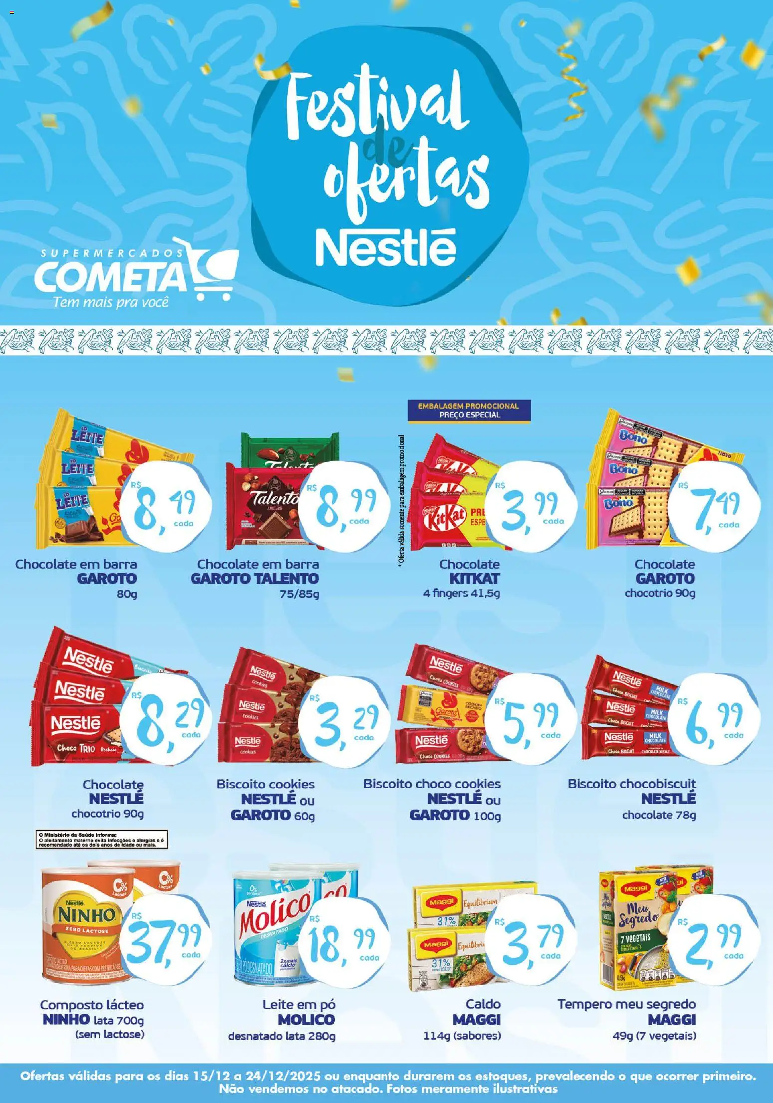 Cometa Supermercados - Ofertas Nestlé - página 1- válido a partir de 15/12/2025

