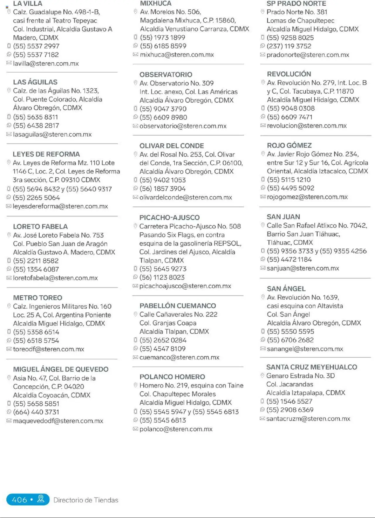 Steren catálogo - página 424- válido desde 01/01/2025