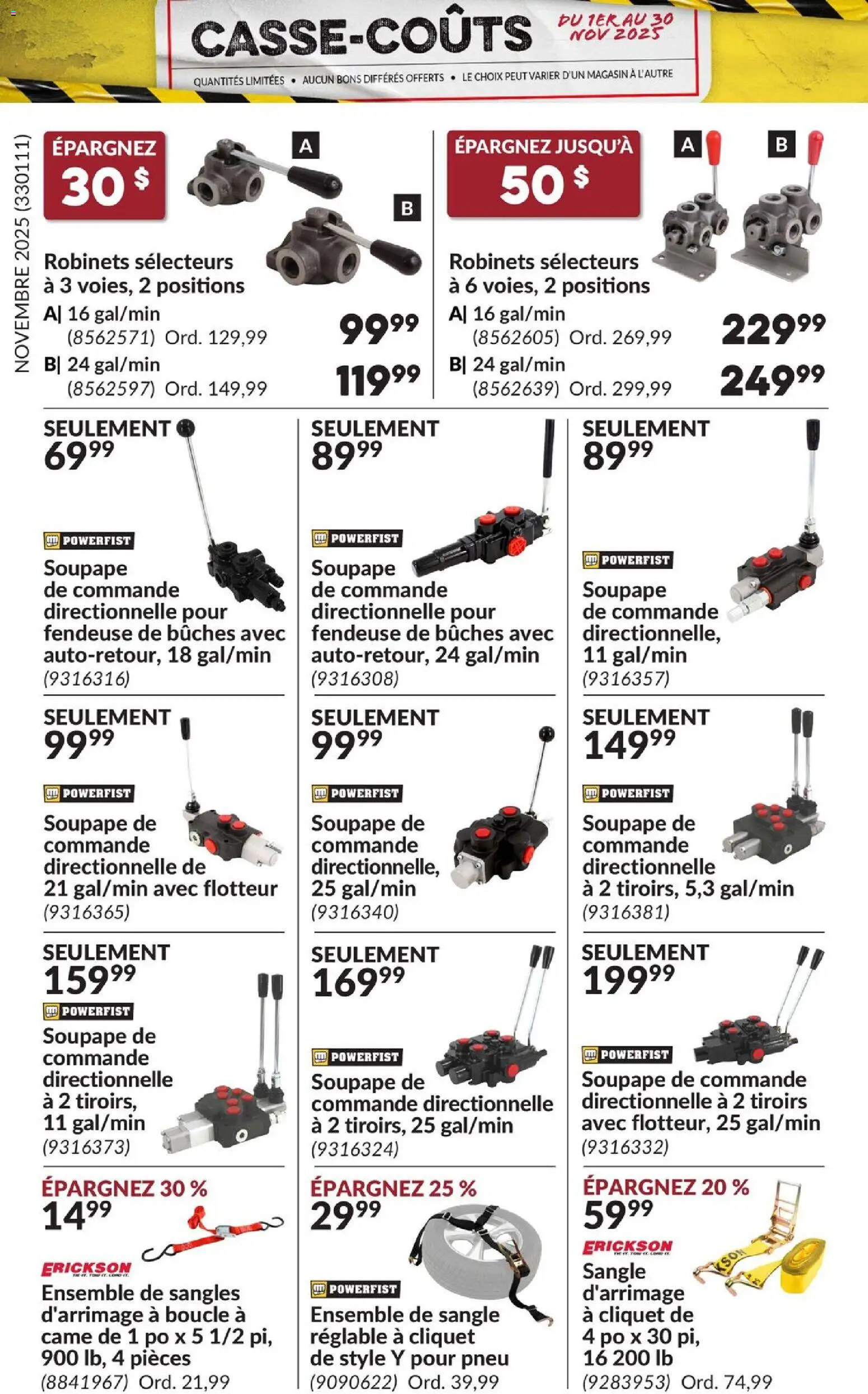 Princess Auto - Casse-Coûts - page 23- valid from Nov 1, 2025