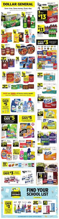 Preview Dollar General Weekly Ad valid from 08/17/2025