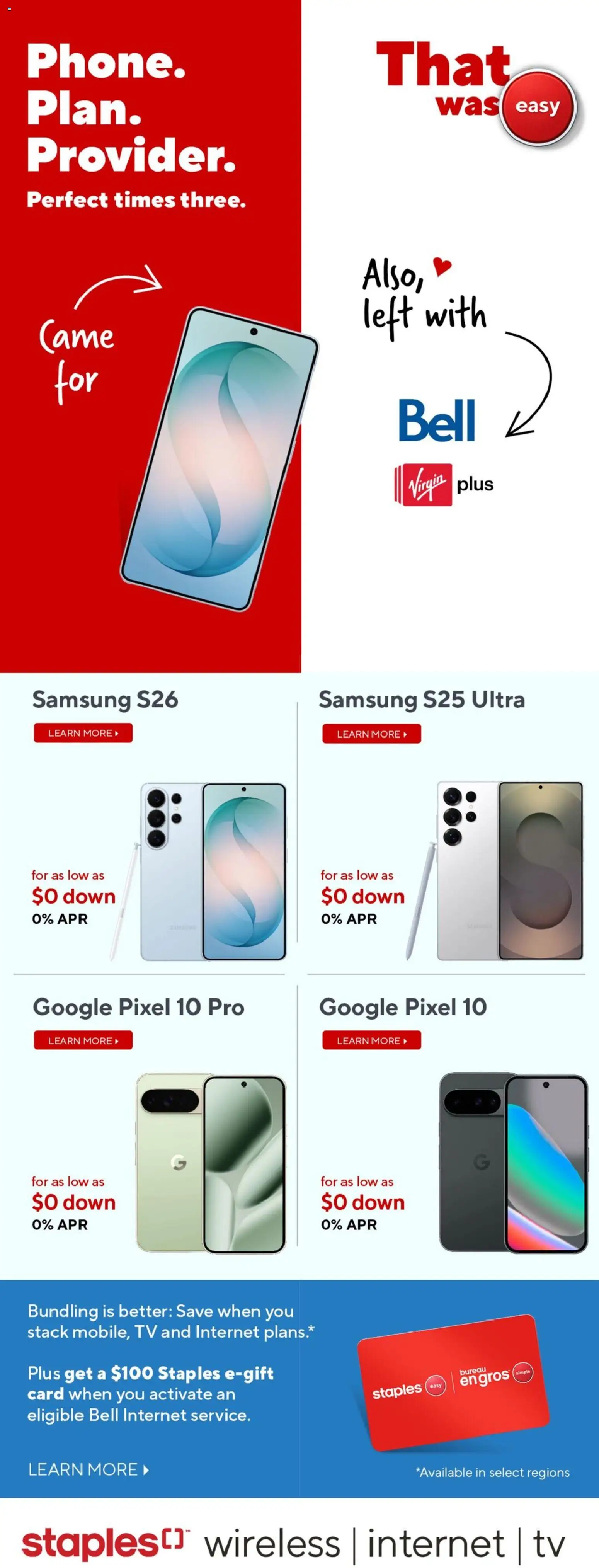 Staples weekly flyer / circulaire - page 8- valid from Apr 10, 2026