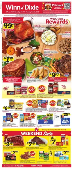 Preview Winn Dixie Weekly Circular - GA valid from 11/12/2025