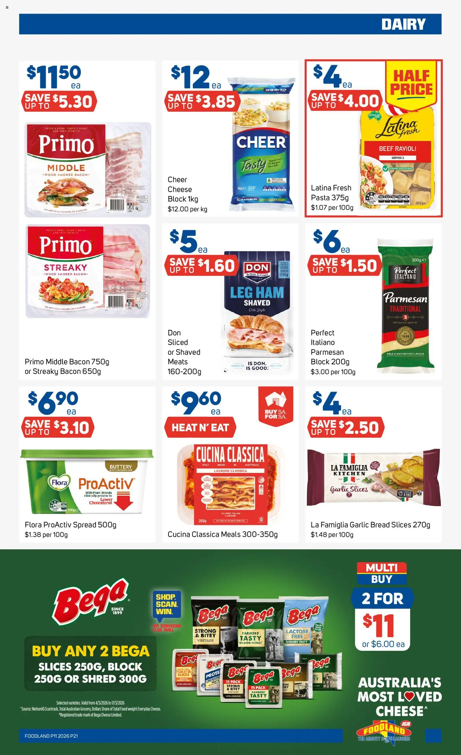 Foodland catalogue  - page 21- valid from 11/03/2026