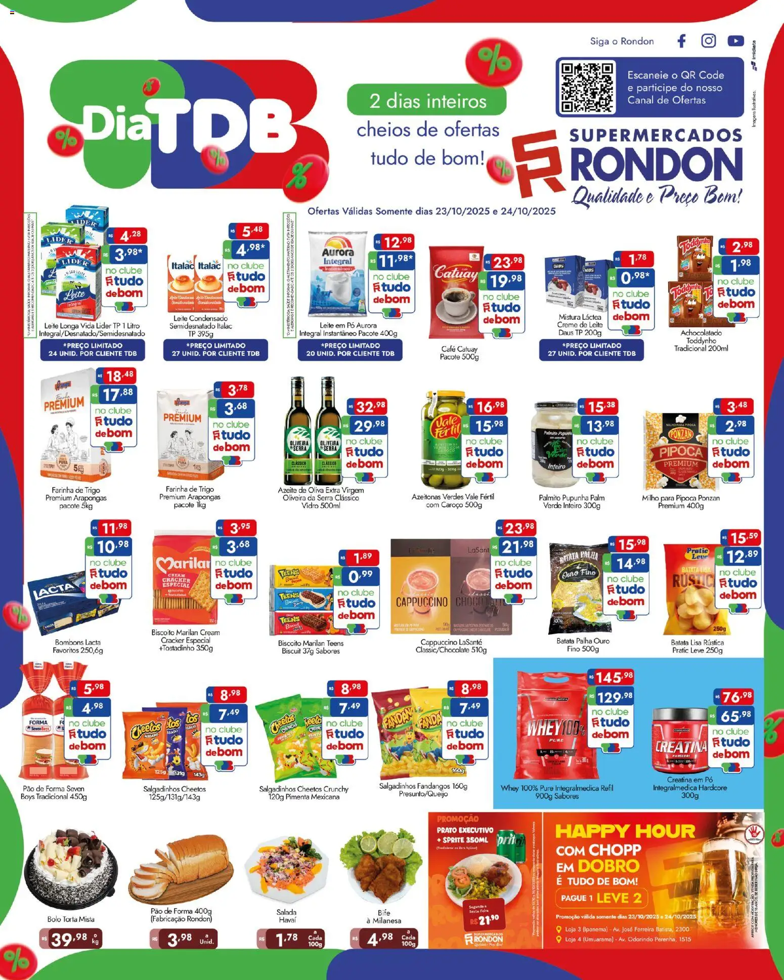 Supermercados Rondon - Ofertas Dia TDB - página 1- válido a partir de 23/10/2025
