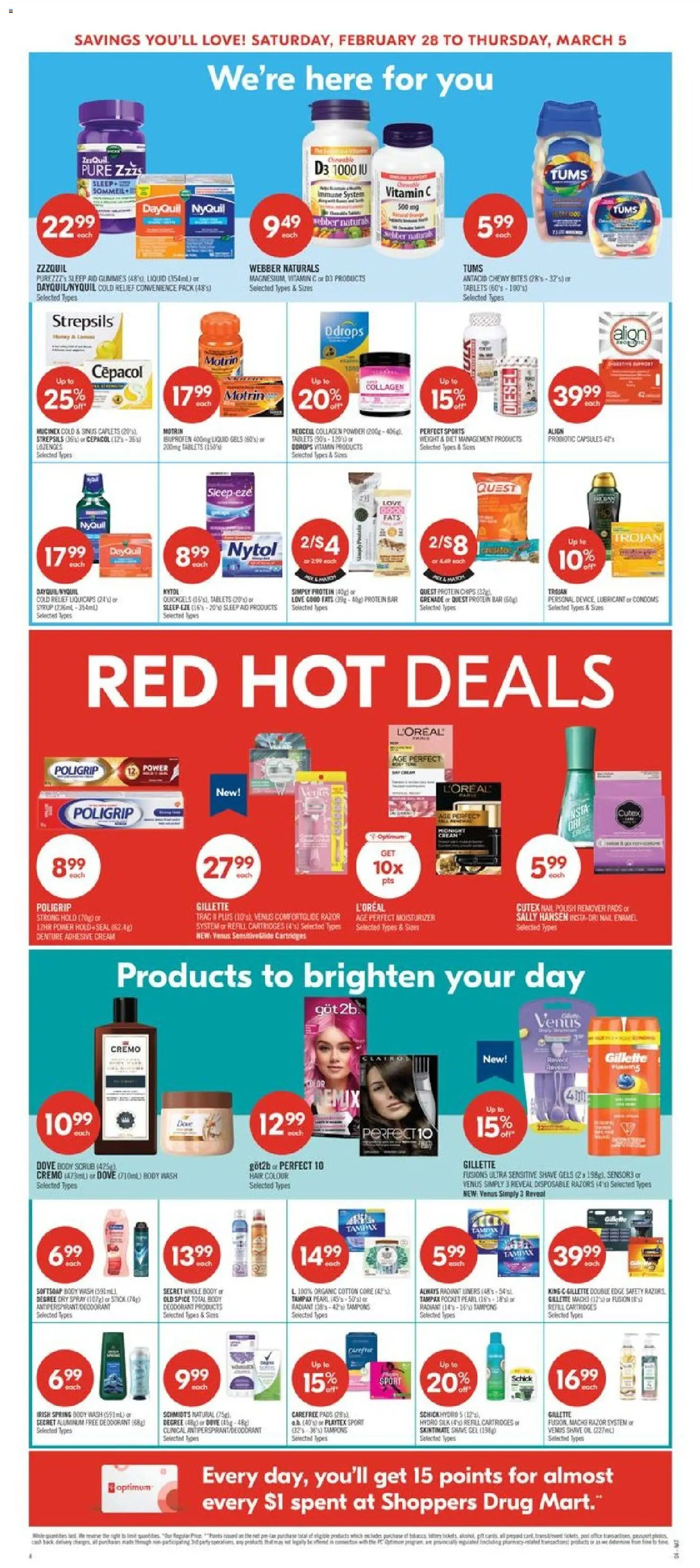 Shoppers weekly flyer / circulaire - page 8- valid from Feb 27, 2026