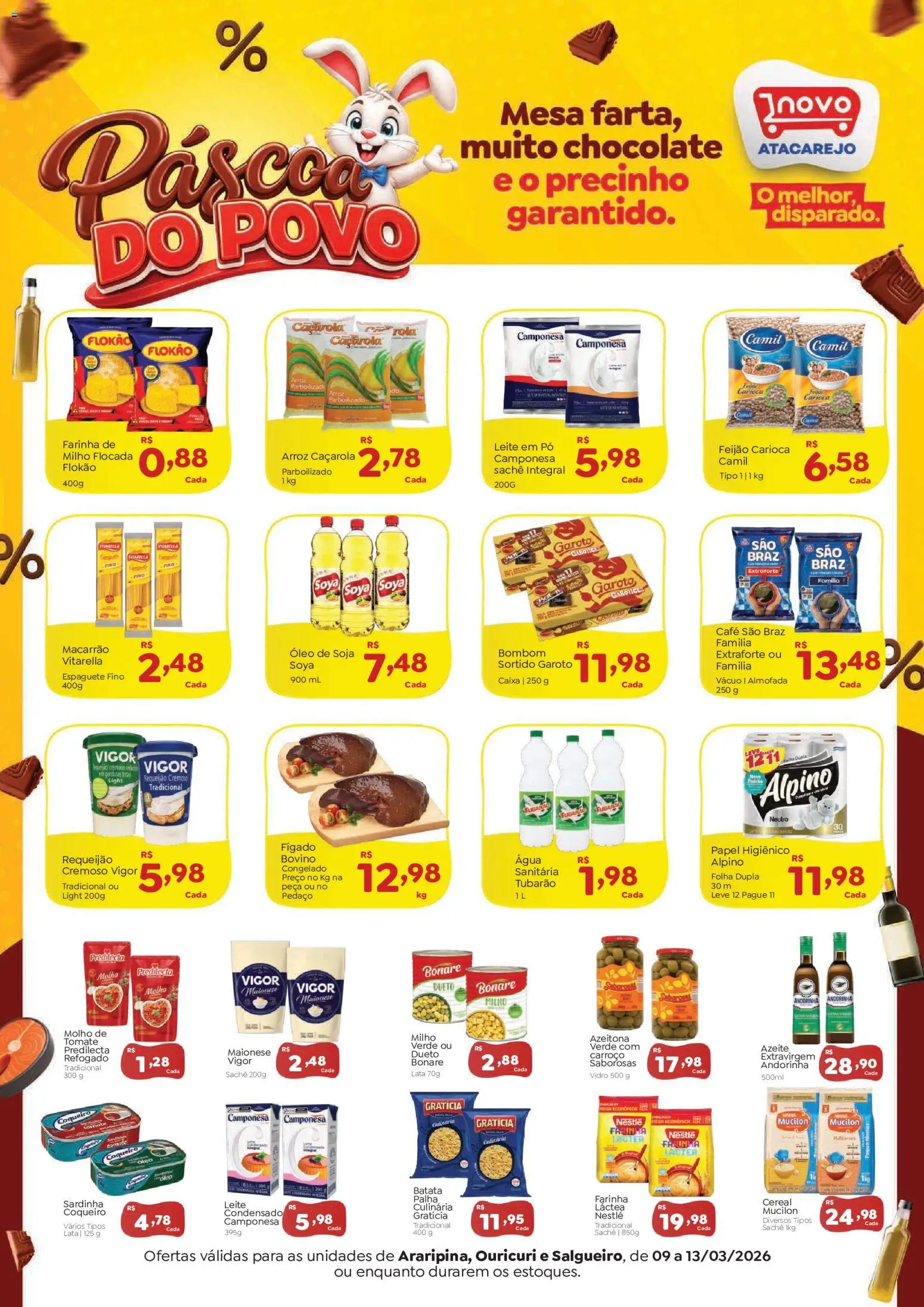 Novo Atacarejo - Ofertas da semana - página 1- válido a partir de 09/03/2026
