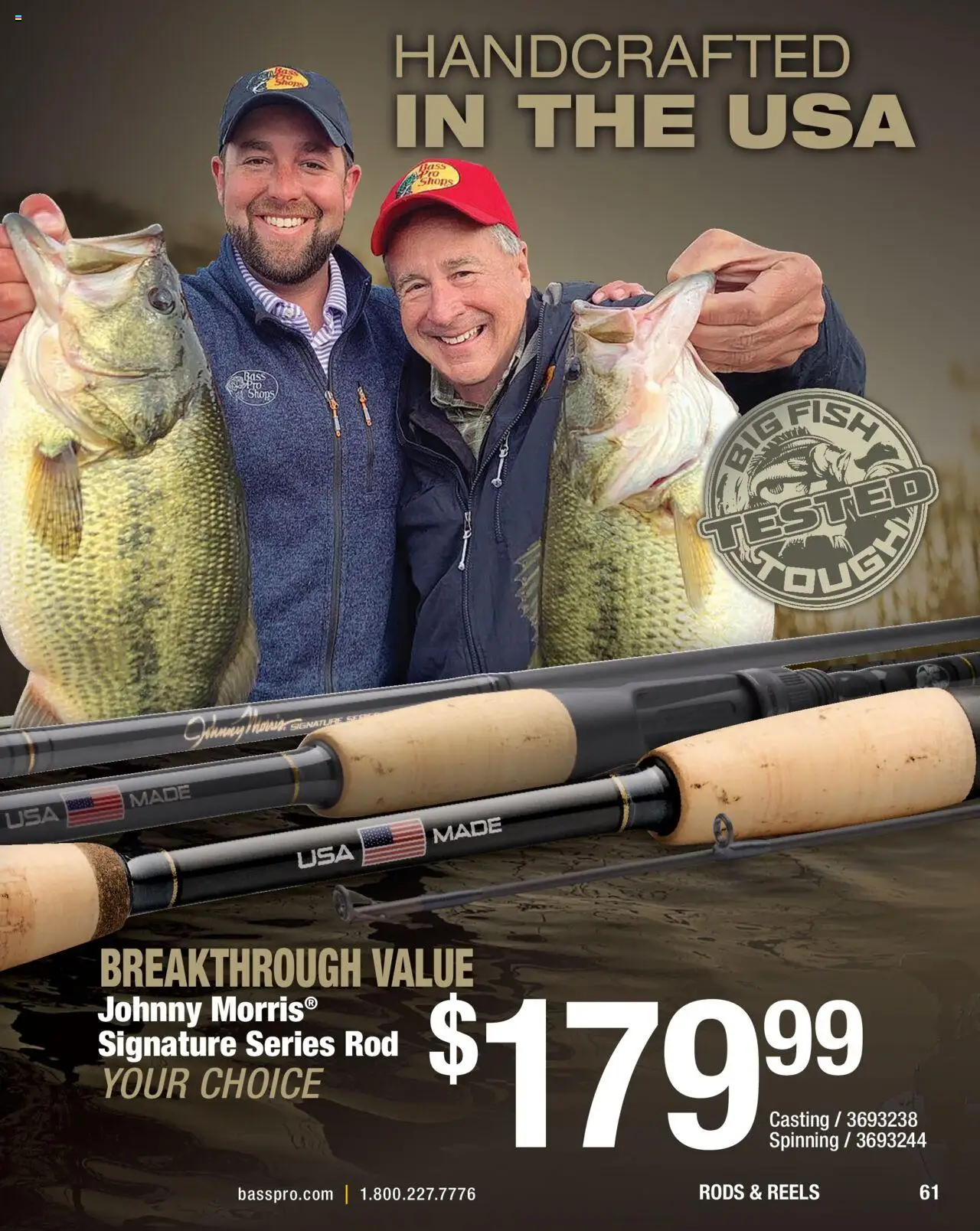 Cabela's Spring Fishing Master 25 - page 61- valid from 01/27/2025