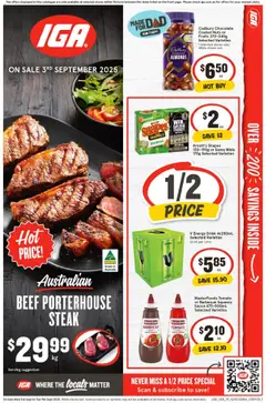 IGA catalogue preview - valid from 03/09/2025