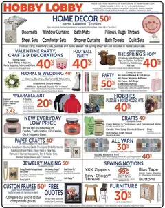Preview Hobby Lobby Weekly Ad valid from 01/18/2026