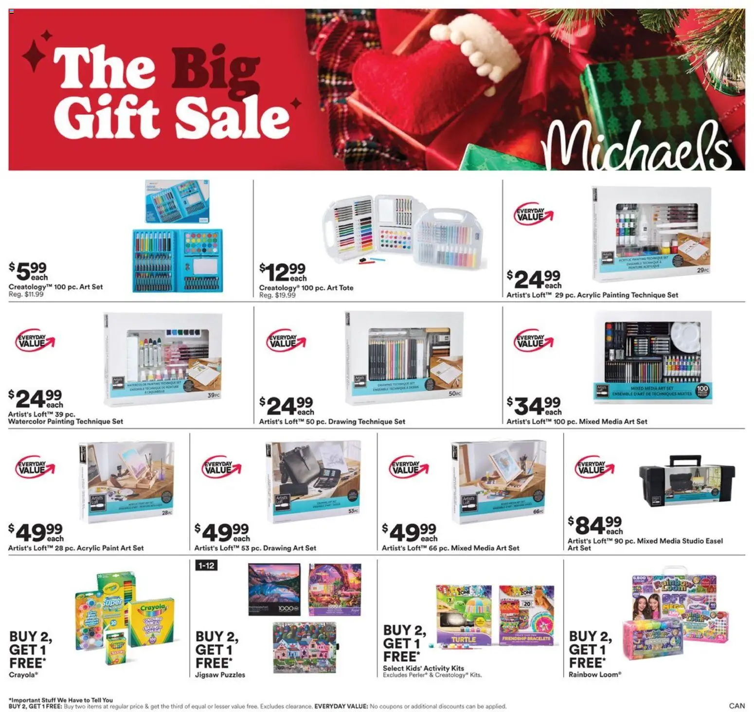 Michaels weekly flyer / circulaire - page 1- valid from Dec 19, 2025