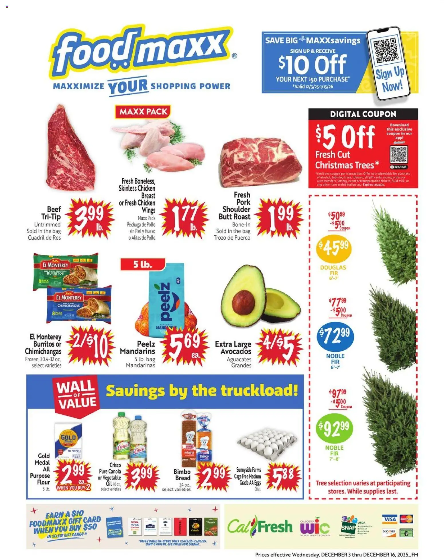 FoodMaxx Weekly Ad - NV - page 1- valid from 12/03/2025