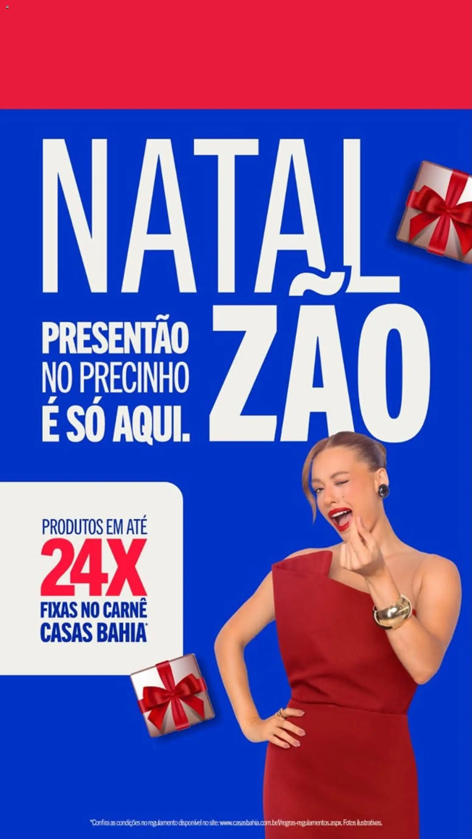 Casas Bahia promoções - página 1- válido a partir de 19/12/2025
