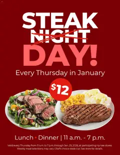 Preview HyVee Steak Day valid from 01/01/2026