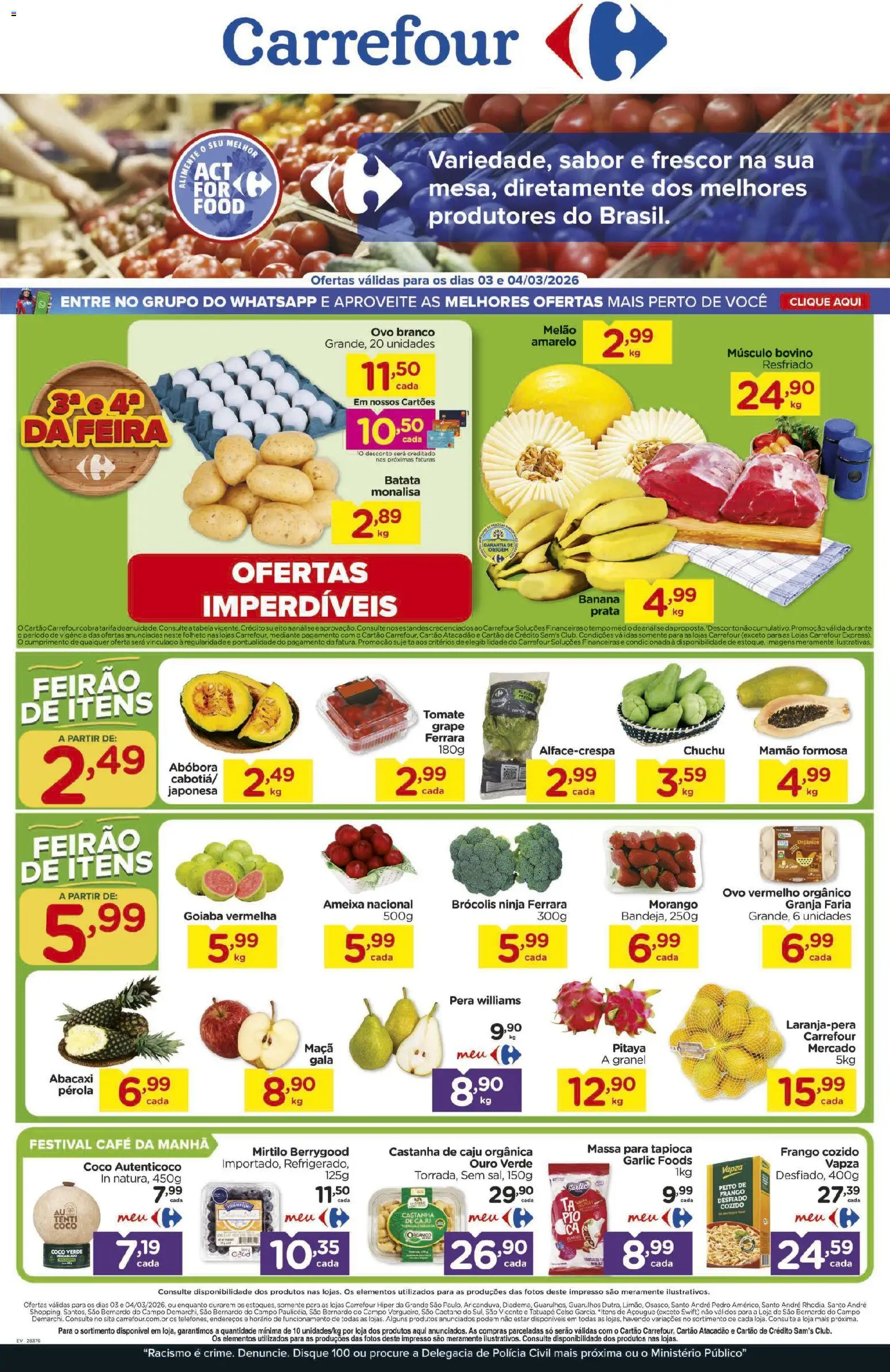 Carrefour ofertas Feira - página 1- válido a partir de 03/03/2026
