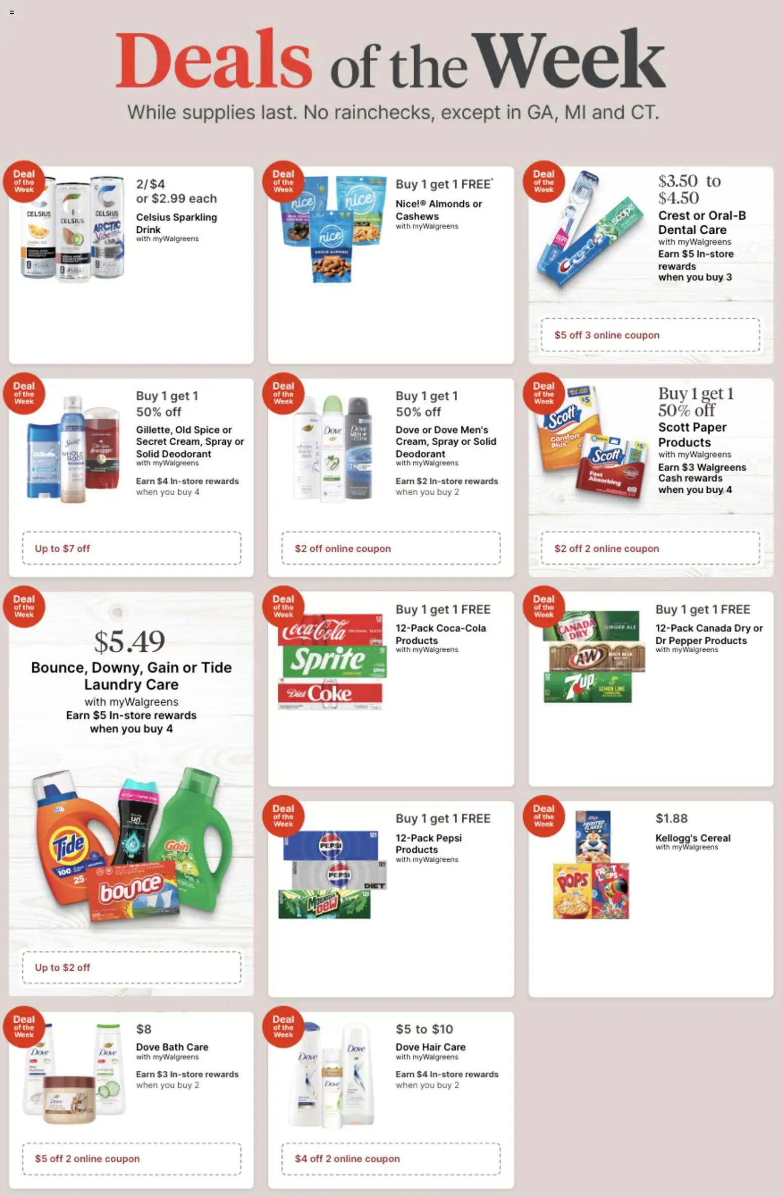 Walgreens Weekly Ad - page 1- valid from 01/11/2026