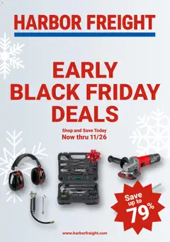 Preview Harbor Freight Early Black Friday valid from 11/03/2025