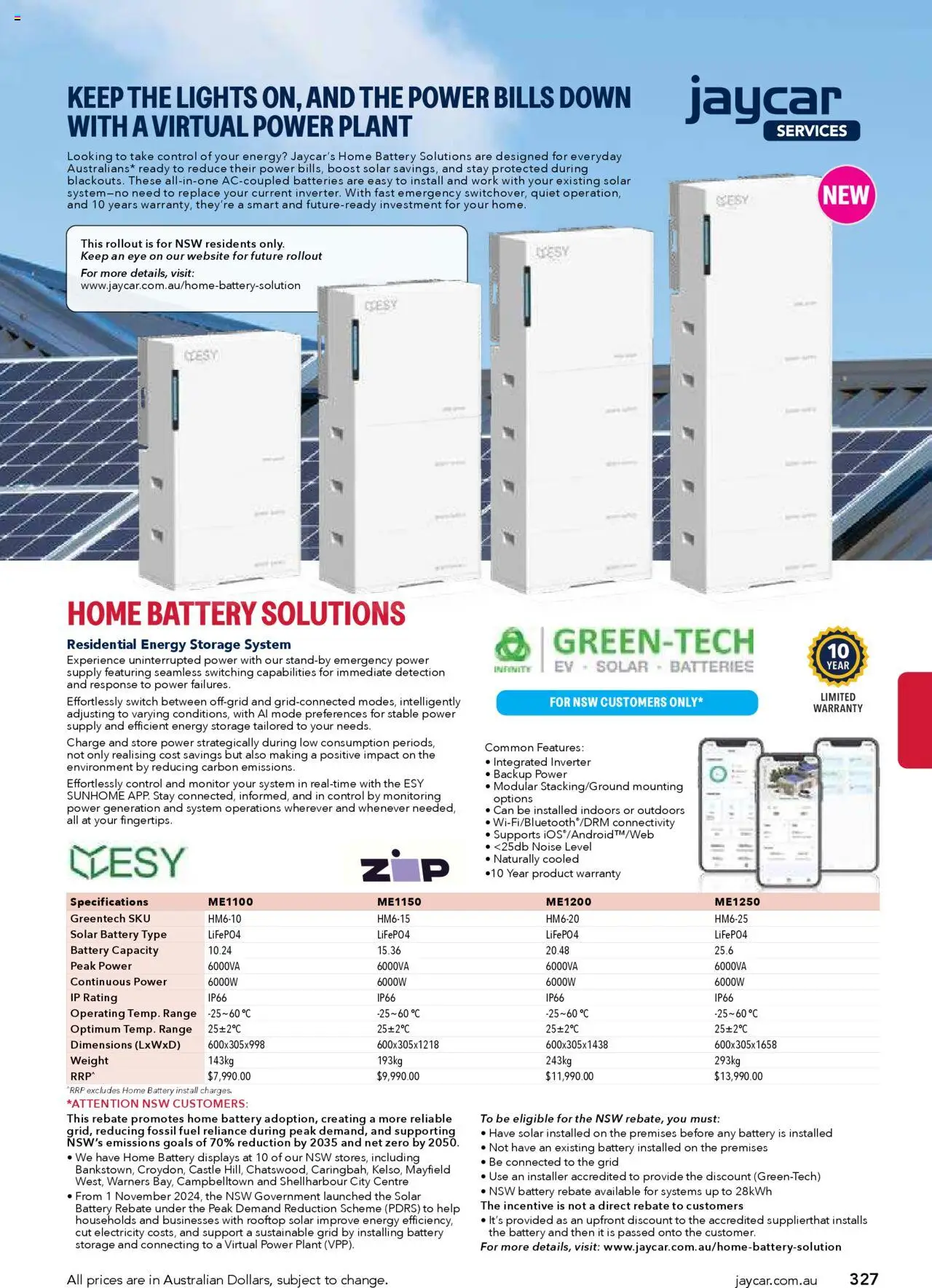 Jaycar Engineering & Scientific Catalogue 2025/2026  - page 327- valid from 09/07/2025