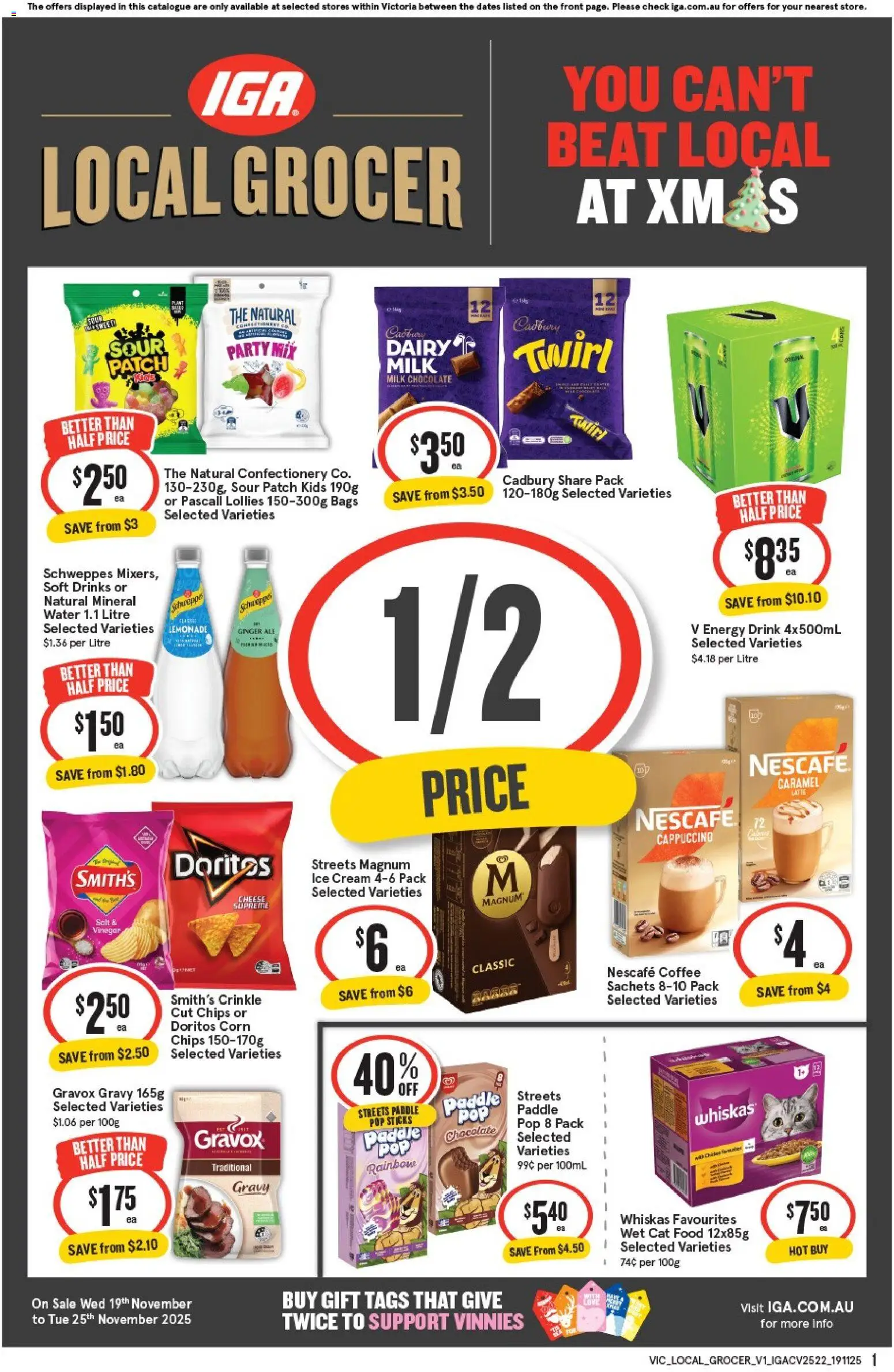 IGA Local Grocer VIC - page 1- valid from 19/11/2025